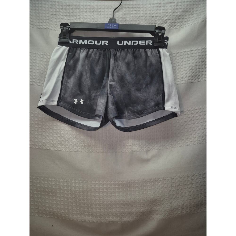 Under Armour gray boys size small athletic shorts 7267